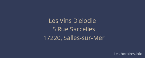Les Vins D'elodie