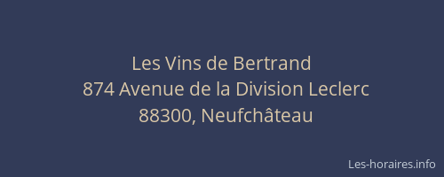 Les Vins de Bertrand