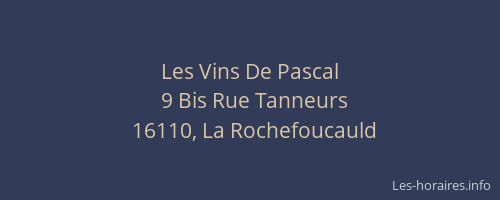 Les Vins De Pascal