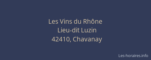 Les Vins du Rhône