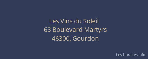 Les Vins du Soleil