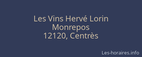 Les Vins Hervé Lorin