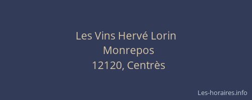 Les Vins Hervé Lorin