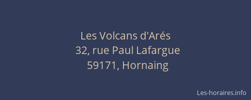 Les Volcans d'Arés