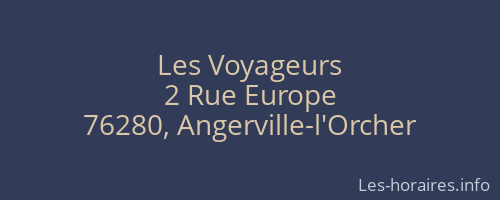 Les Voyageurs
