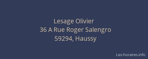 Lesage Olivier
