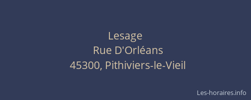 Lesage
