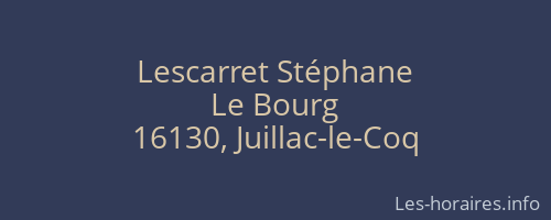 Lescarret Stéphane
