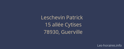 Leschevin Patrick