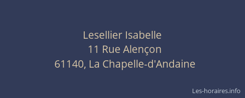 Lesellier Isabelle
