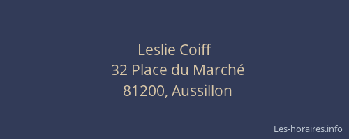 Leslie Coiff