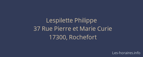 Lespilette Philippe