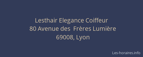 Lesthair Elegance Coiffeur