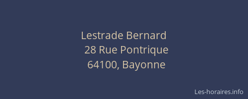 Lestrade Bernard