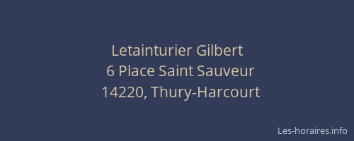 Letainturier Gilbert