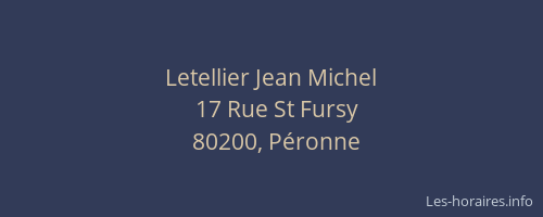 Letellier Jean Michel