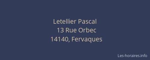 Letellier Pascal