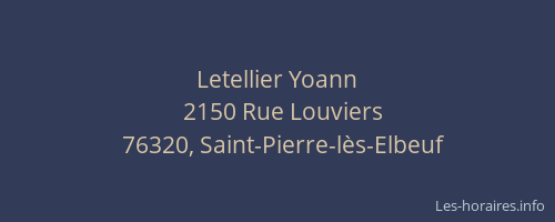 Letellier Yoann