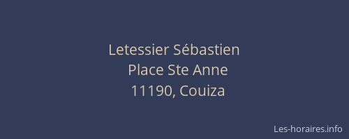 Letessier Sébastien