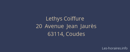 Lethys Coiffure