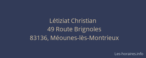 Létiziat Christian