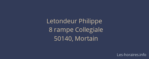 Letondeur Philippe