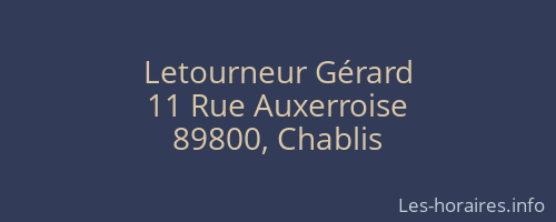 Letourneur Gérard