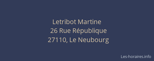 Letribot Martine