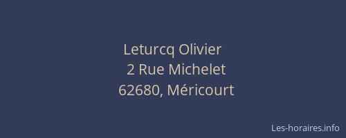 Leturcq Olivier