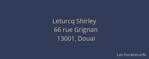 Leturcq Shirley
