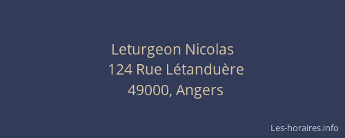 Leturgeon Nicolas