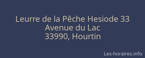 Leurre de la Pêche Hesiode 33