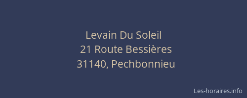 Levain Du Soleil