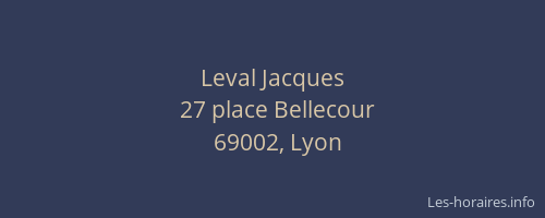 Leval Jacques