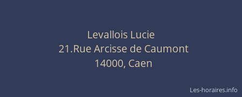Levallois Lucie
