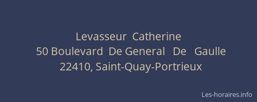 Levasseur  Catherine