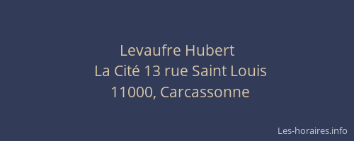 Levaufre Hubert