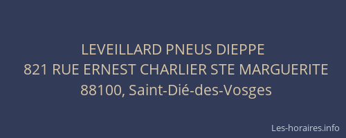 LEVEILLARD PNEUS DIEPPE