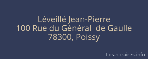 Léveillé Jean-Pierre