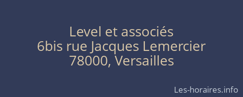 Level et associés