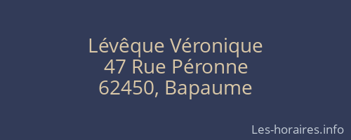 Lévêque Véronique