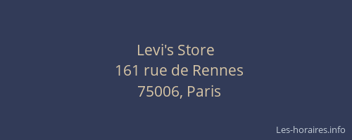 Levi's Store