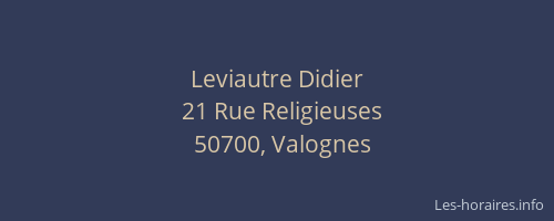 Leviautre Didier