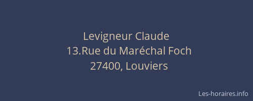 Levigneur Claude