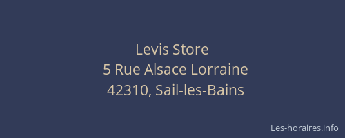 Levis Store