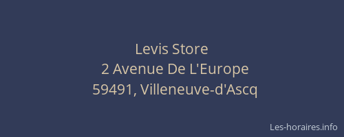 Levis Store