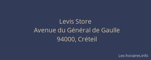 Levis Store