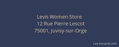 Levis Women Store