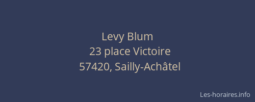 Levy Blum
