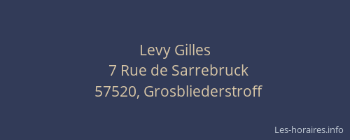 Levy Gilles